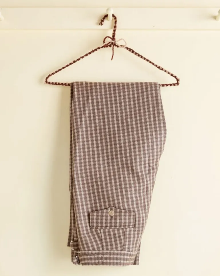 Men BODE Acorn Check Trousers - 28