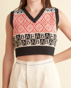 Women BODE Alphabet Vest