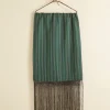 Men BODE Alumni Stripe Dinner Scarf - Green