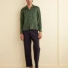 Men BODE Alumni Stripe Long Sleeve Shirt