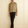 Men BODE Alumni Stripe Long Sleeve Shirt