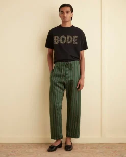 Men BODE Alumni Stripe Pajama Pants