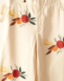 Men BODE Applique Fruit Bunch Trousers