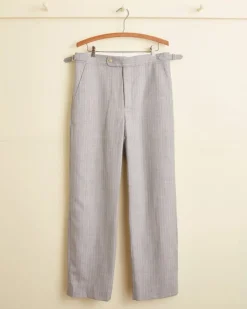 Men BODE Argent Stripe Trousers - 31