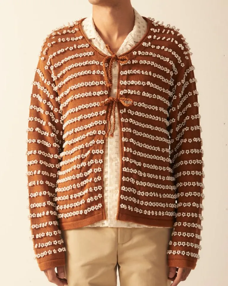 Men BODE Beaded Cardigan