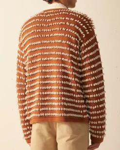 Men BODE Beaded Cardigan