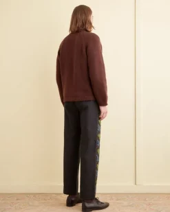 Men BODE Beaded Concord Trousers