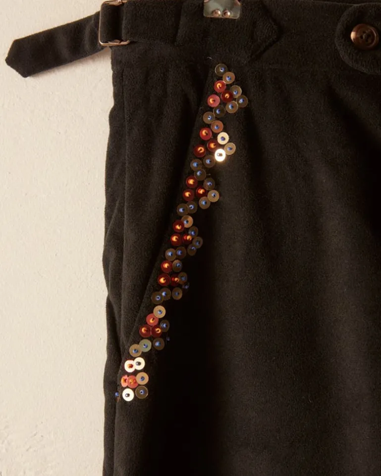 Men BODE Beaded Garden Vine Trousers