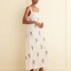 Women BODE Beaded Wildflower Gown