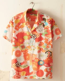 Men BODE Bedroom Garden Short Sleeve Shirt