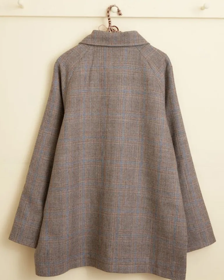 Men BODE Birdseed Check Jacket - L