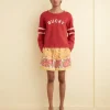 Men BODE Blooming Border Shorts