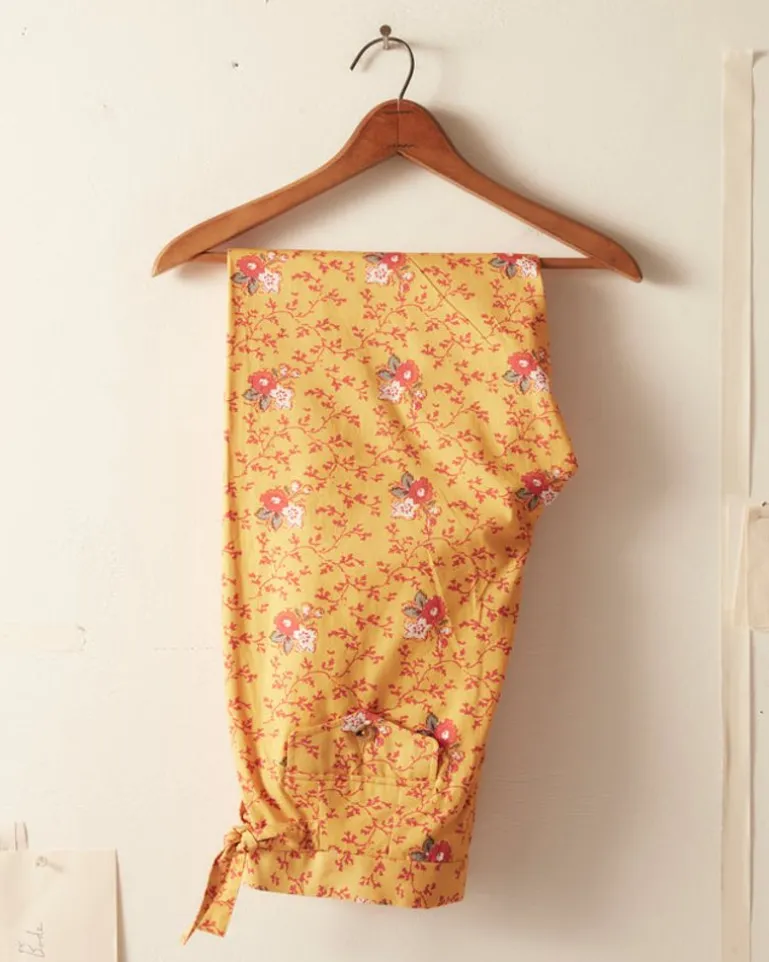 Men BODE Blooming Border Trousers