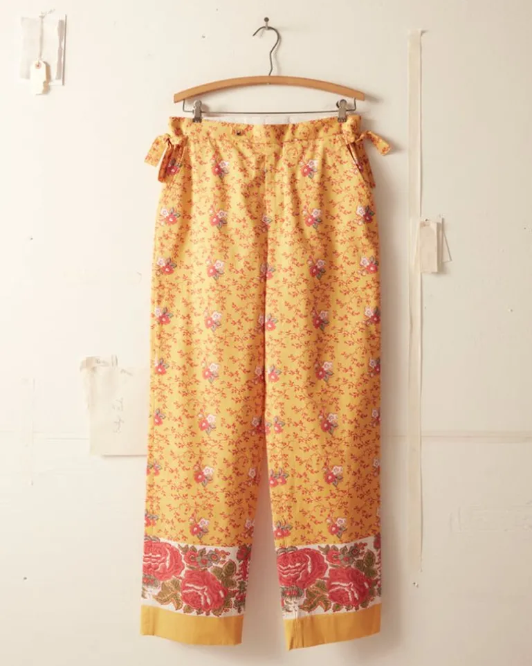 Men BODE Blooming Border Trousers