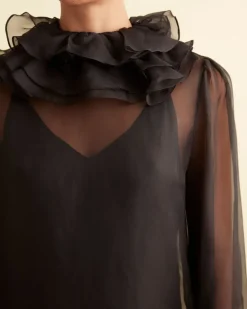 Women BODE Boo Ruffle Gown