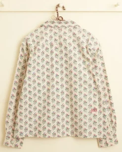 Men BODE Boston Flower Long Sleeve Shirt