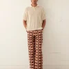 Men BODE Bouquet Cloth Quilt Trousers