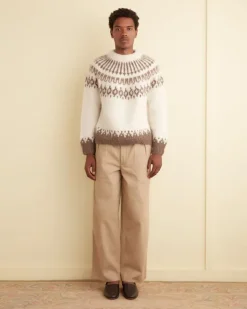 Men BODE Branch Yoke Sweater