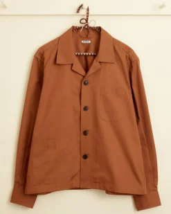 Men BODE Brushed Bronze Long Sleeve Shirt