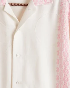 Men BODE Bubblegum Spiral Long Sleeve Shirt - Xs/S
