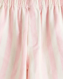 Men BODE Bubblegum Stripe Shorts - Xs