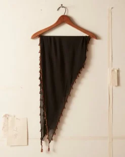 Men BODE Bugle Bead Trim Scarf