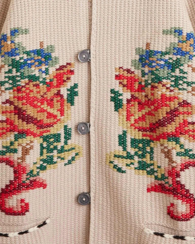Men BODE Cape Cod Cross Stitch Jacket