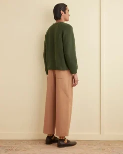Men BODE Cashmere Crewneck - Green