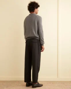Men BODE Cashmere Polo - Grey