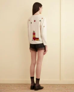 Women BODE Chatham Beaded Cardigan