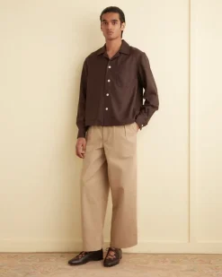 Men BODE Chili Chocolate Overshirt - M/L