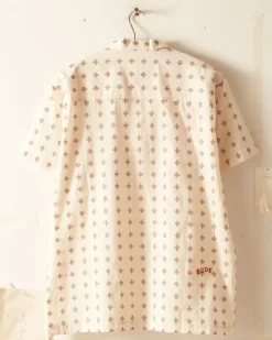 Men BODE Chrystie Weave Short Sleeve Shirt