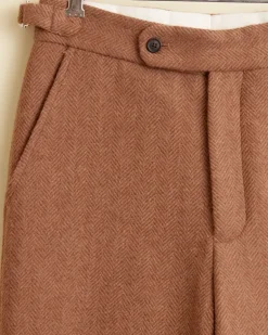 Women BODE Cinnamon Chevron Trousers - 28