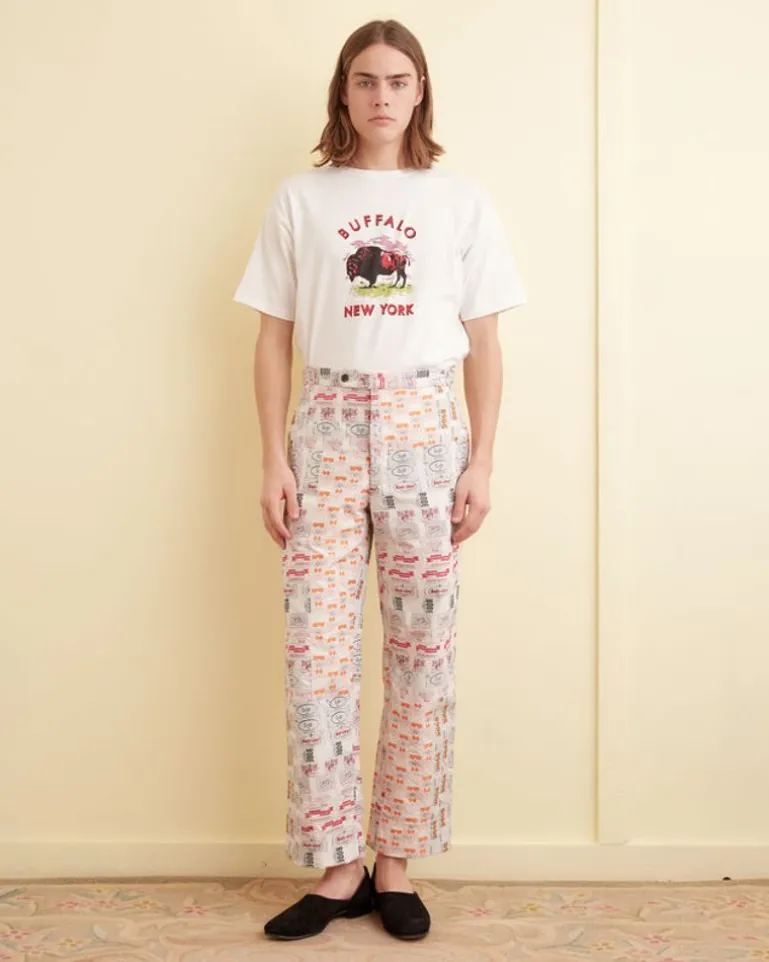 Men BODE Clinton Street Label Trousers