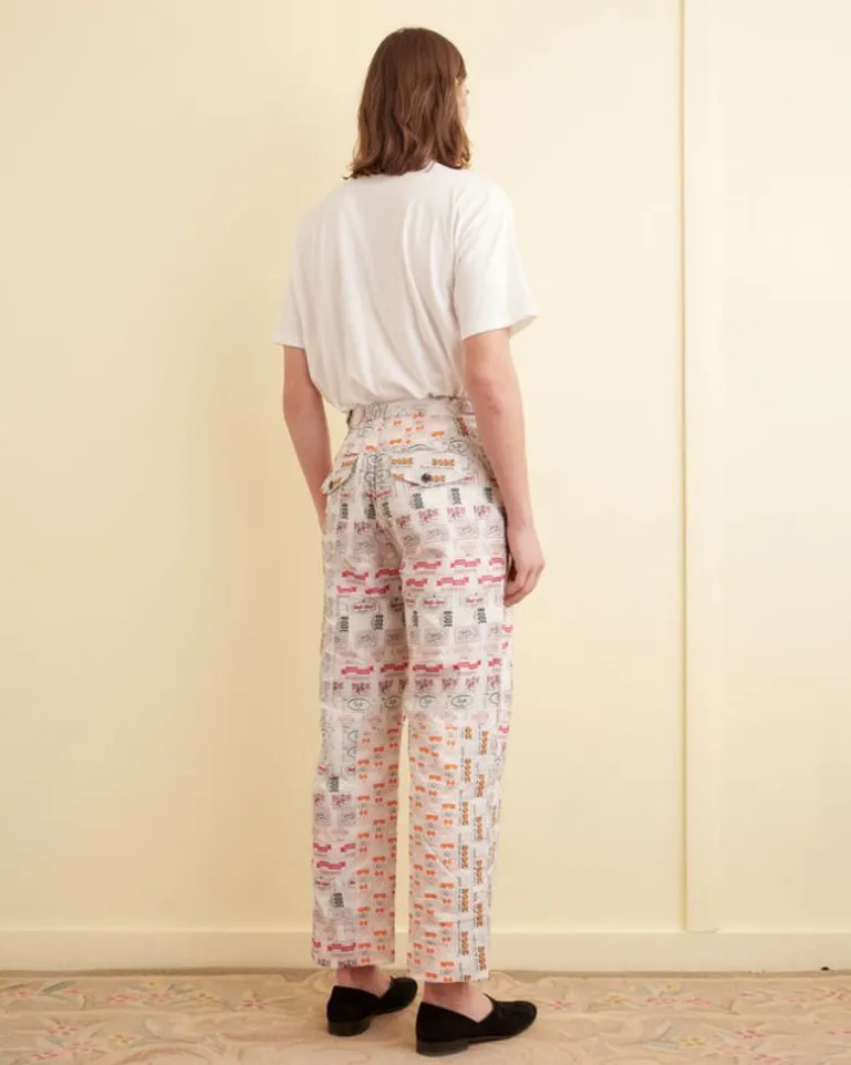 Men BODE Clinton Street Label Trousers