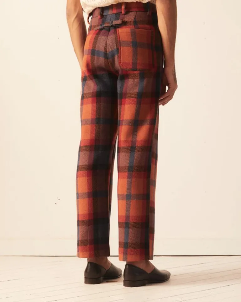 Men BODE Clinton Street Plaid Trousers