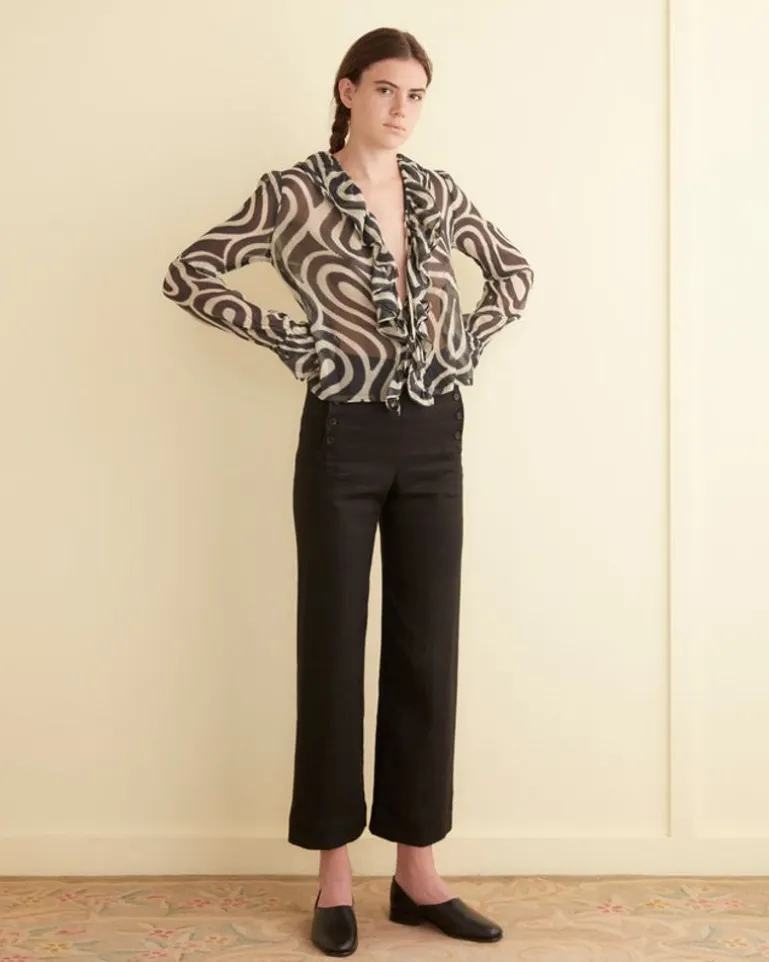 Women BODE Comber Print Blouse