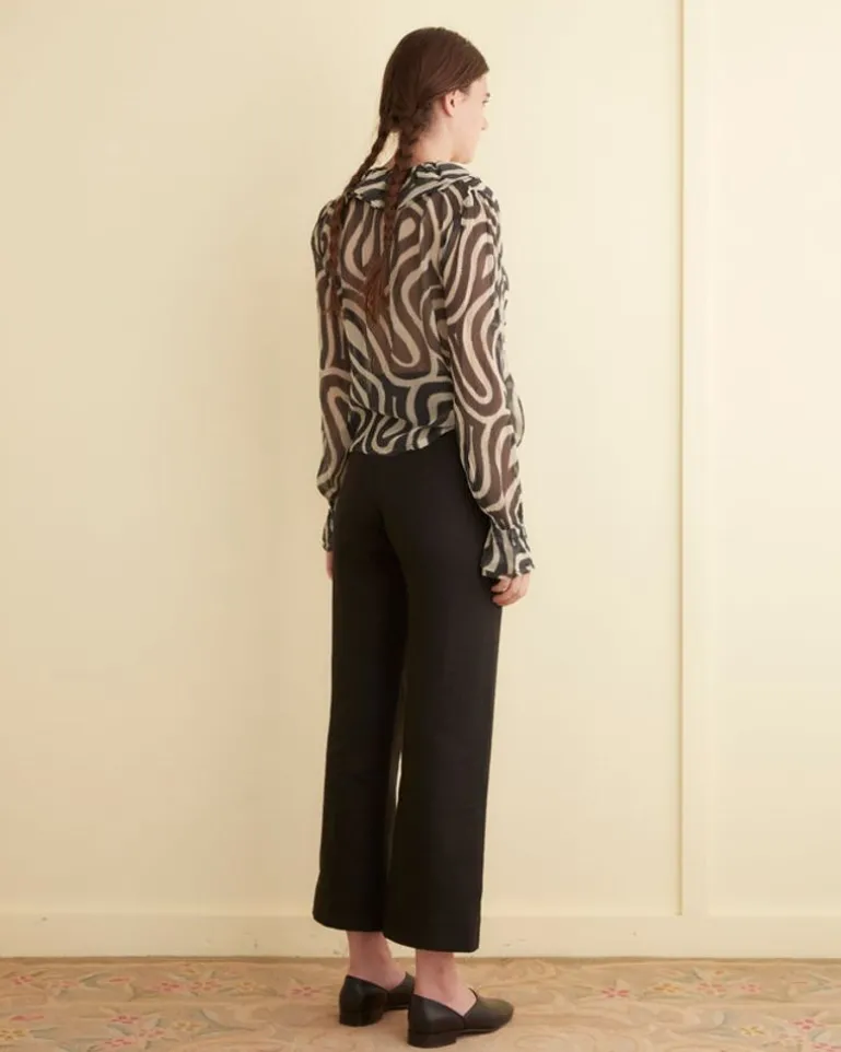 Women BODE Comber Print Blouse