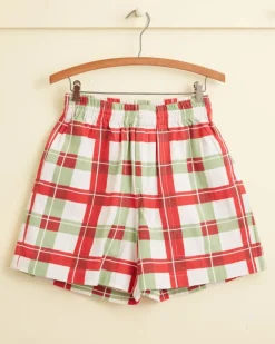 Men BODE Complementary Plaid Shorts