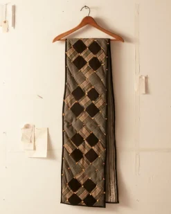 Men BODE Corduroy Nine Patch Quilt Scarf