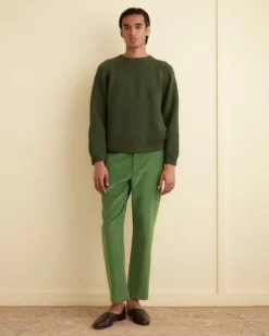 Men BODE Corduroy Side Buckle Trousers