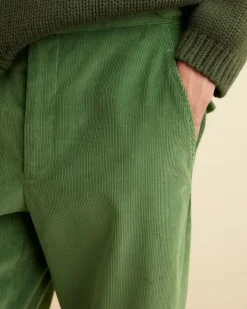 Men BODE Corduroy Side Buckle Trousers