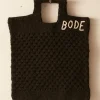Men BODE Crochet Tote - Black