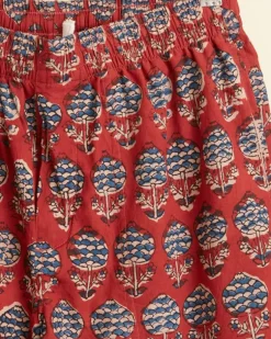 Men BODE Dahlia Block Print Rugby Shorts