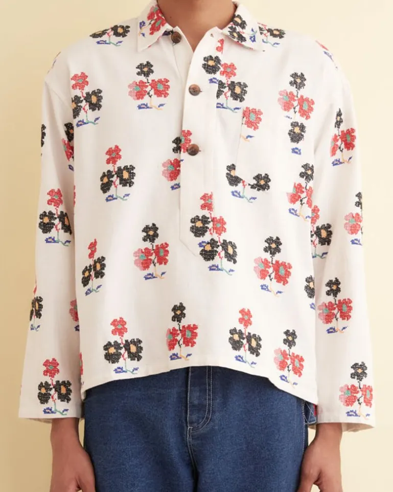 Men BODE Daisy Sprig Pullover