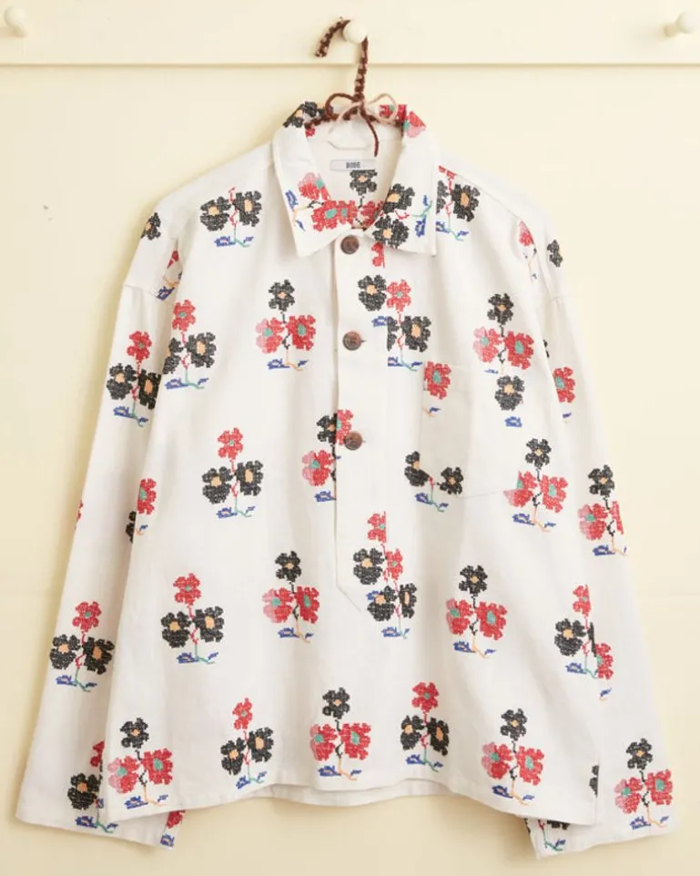 Men BODE Daisy Sprig Pullover