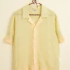 Men BODE Deco Zig-Zag Short Sleeve Shirt