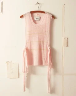 Men BODE Delicate Stripe Crochet Dickie