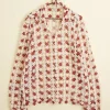 Men BODE Diamond Lace Long Sleeve Shirt