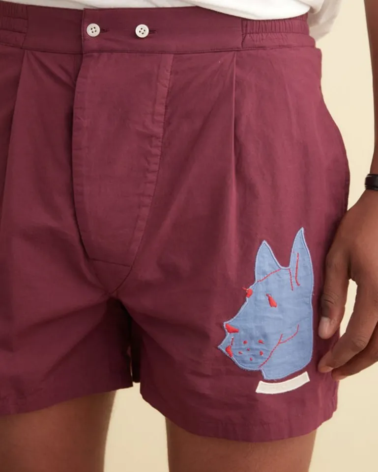 Men BODE Doberman Applique Boxers